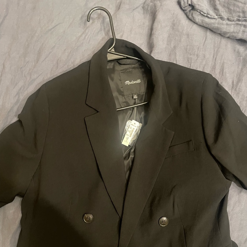 Rosedale Crepe Blazer , Madewell